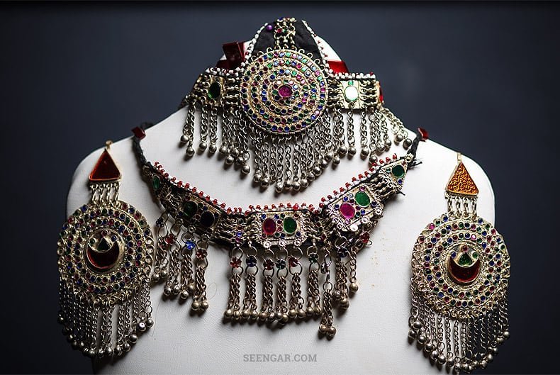 Afghan Tribal Bridal Jewelry Set