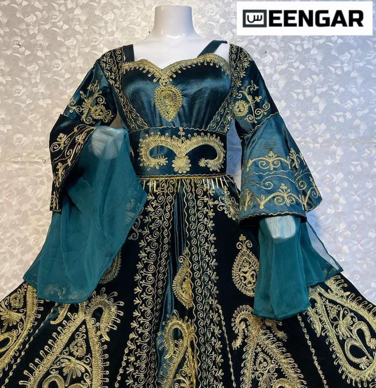 Navy Afghani Frock - Image 2