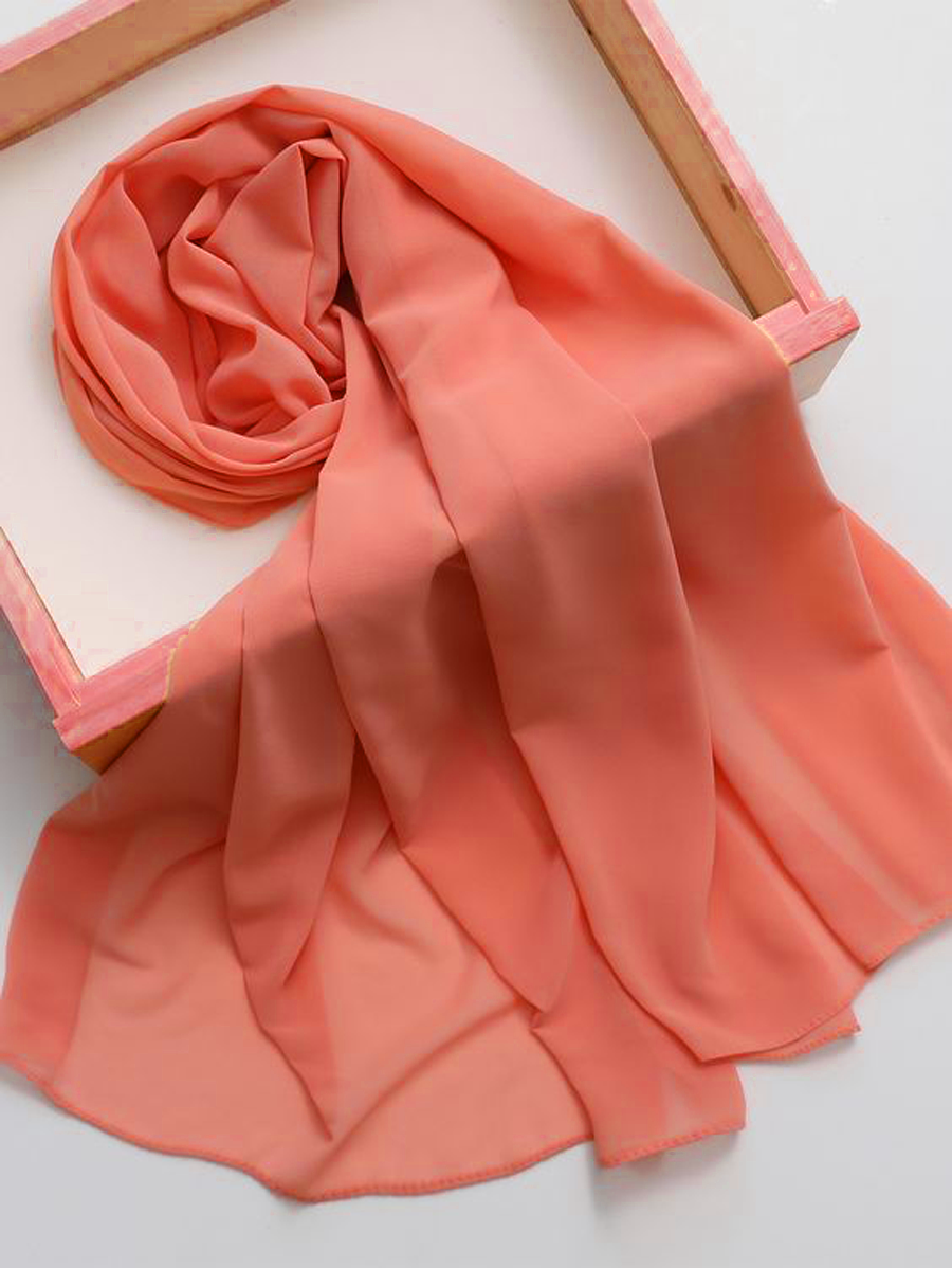 Premium Chiffon Hijab – Congo Pink
